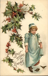 Best wishes for Xmas Postcard