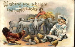 Wishing You a Bright and Happy Easter Postcard