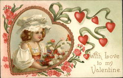 With Love to My Valentine Postcard