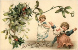 Best wishes for Christmas Postcard