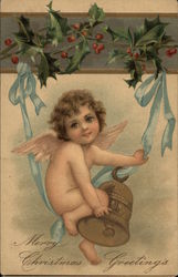 Merry Christmas Greetings Postcard