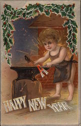 Happy New Year Postcard
