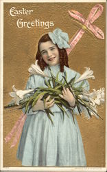 Easter Greetings Postcard