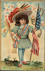 Fourth of July Greetings Postcard