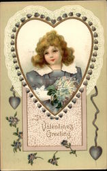 St. Valentine's Greeting Postcard
