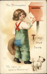 The Philosopher - To My True Love Postcard