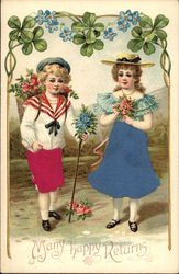 Many happy Returns Postcard