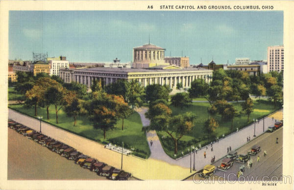 State Capitol And Grounds Columbus Ohio