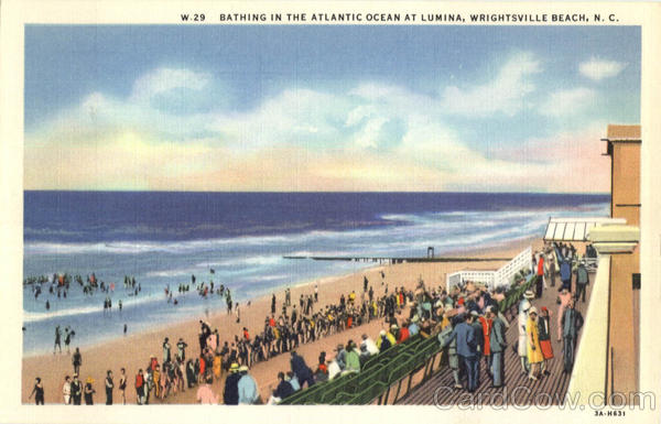 Bathing In The Atlantic Ocean At Lumina Wrightsville Beach North Carolina Bathing In The Atlantic Ocean At Lumina Wrightsville Beach North Carolina