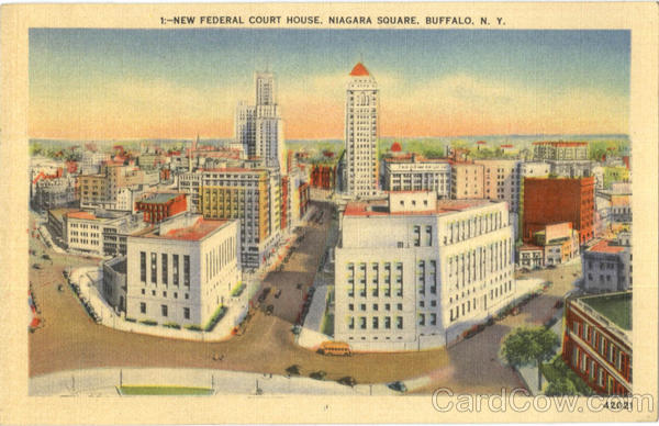 New Federal Court House, Niagara Square Buffalo New York