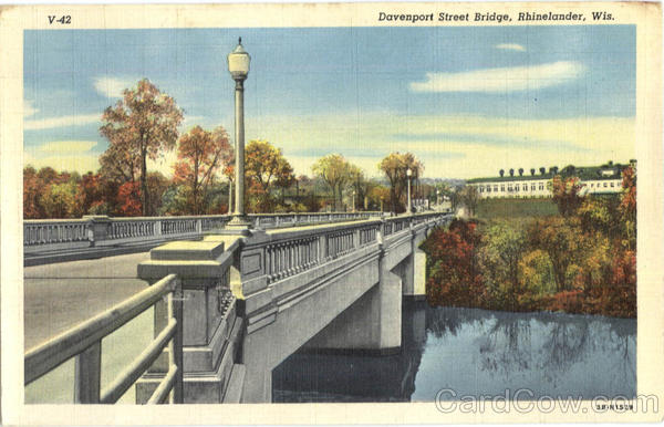 Davenport Street Bridge Rhinelander Wisconsin