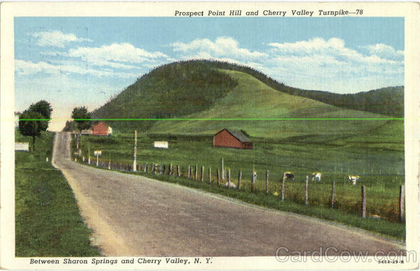 Prospect Point Hill And Cherry Valley Turnpike Scenic New York