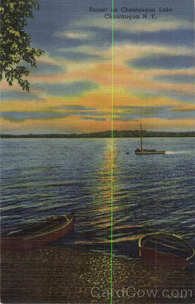Sunset On Chautauqua Lake New York