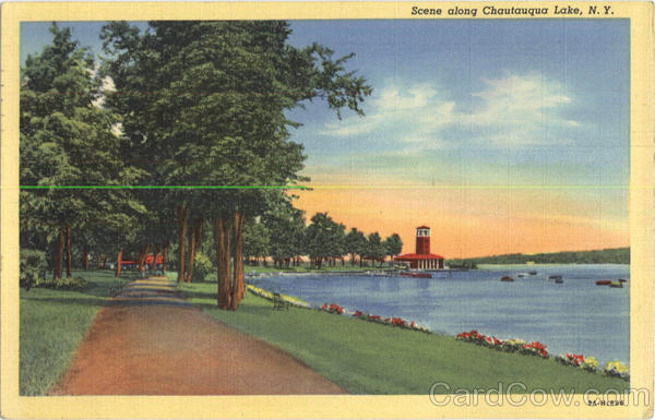 Scene Along Chautauqua Lake New York