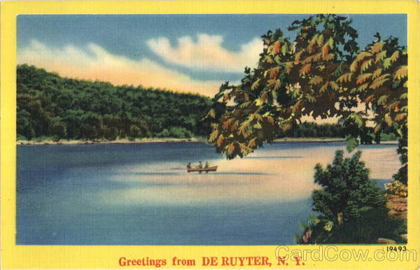 Greetings From De Ruyter DeRuyter New York