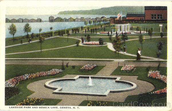 Lakeside Park And Seneca Lake Geneva New York