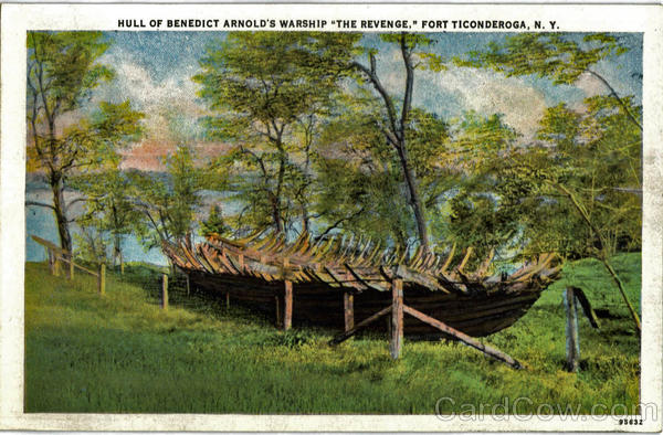Hull Of Benedict Arnold's Warship Fort Ticonderoga New York Hull Of Benedict Arnold's Warship Fort Ticonderoga New York