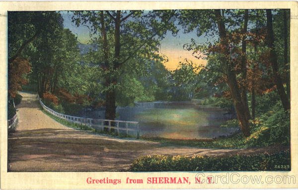 Greetings From Sherman New York