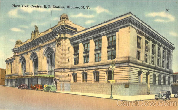 New York Central R. R. Station Albany