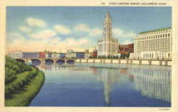Civic Center Group Postcard