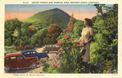 Mount Pisgah And Parking Area Postcard