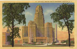City Hall And Mckinley Monument Postcard