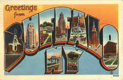 Greetings From Buffalo New York Postcard Postcard