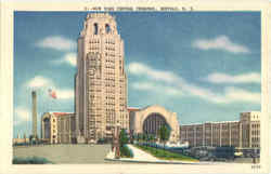 New York Central Terminal Postcard