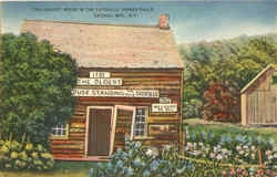 Oldest House In The Catskills, Haines Falls Postcard