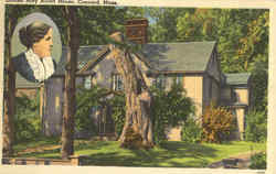 Louisa May Alcott House Concord, MA Postcard Postcard