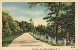 Greetings From Bloomingburg Postcard