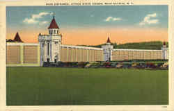 Main Entrance Attica State Prison Batavia, NY Postcard Postcard