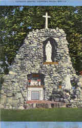 Catholic Shrine Chippewa Falls, WI Postcard Postcard