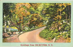 Greetings From De Ruyter Postcard