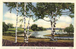 Greetings From Elizabethtown Postcard