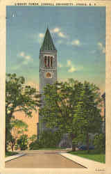 Library Tower , Cornell University Ithaca, NY Postcard Postcard