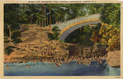 Beebe Lake Swimming Pool, Cornell University Ithaca, NY Postcard Postcard