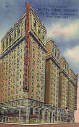 Hotel Time Square, 43rd St. West of Broadway Postcard