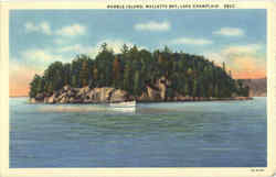 Marble Island Malletts Bay Colchester, VT Postcard Postcard