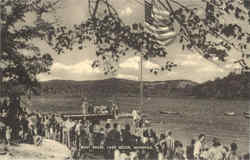 Boat Races, Lake Secor Mahopac, NY Postcard Postcard