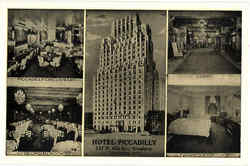 Hotel Piccadilly, 227 West 45th Street Postcard