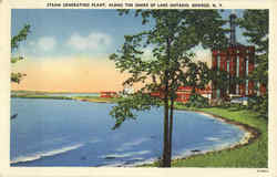 Steam Generating Plant Oswego, NY Postcard Postcard