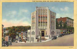 First National Bank And Trust Company Postcard