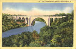 Veterans Memorial Bridge Rochester, NY Postcard Postcard