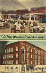 The New Windsor Hotel, 38-48 Chestnut St Oneonta, NY Postcard Postcard