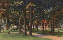 Spring Park Richfield Springs, NY Postcard Postcard