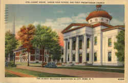 The Oldest Religious Institution In City Postcard