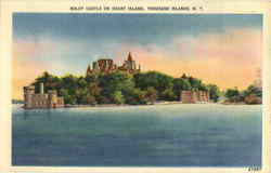 Boldt Castle On Heart Island Thousand Islands, NY Postcard Postcard