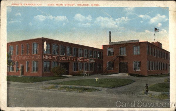 Minute Tapioca Co., East Main Street Orange Massachusetts