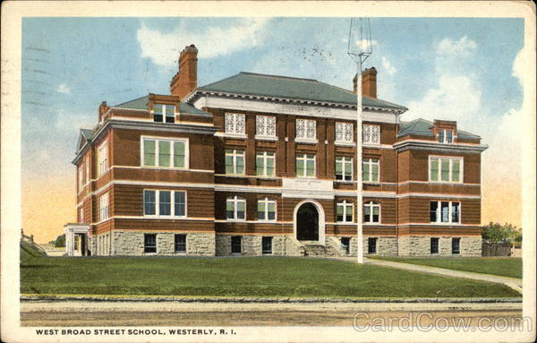 West Broad Street School Westerly Rhode Island